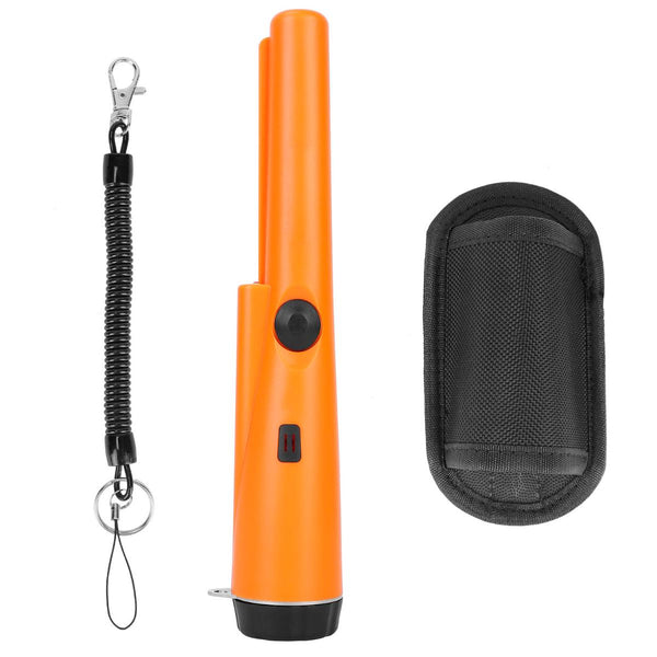 Handheld Metal Detector Pin Pointer Probe Wand Sensitive w/ Holster & LED Light