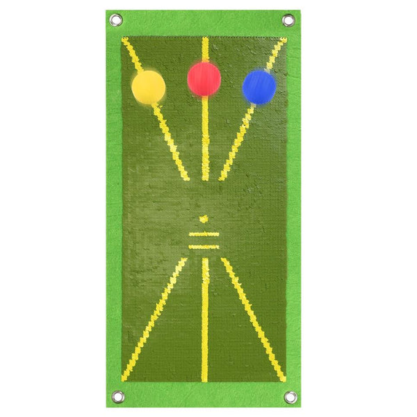 Golf Training Mat for Swing Path Feedback Practice Pad Portable Rolling Golf Training Aid