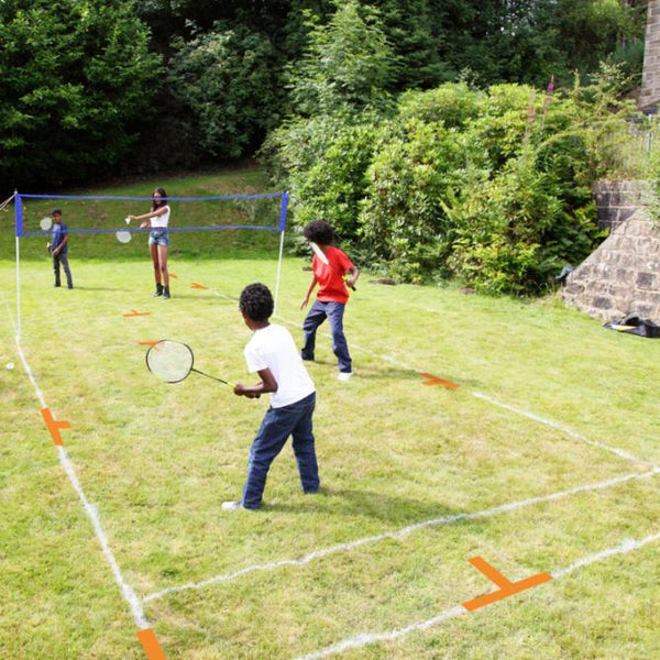 Pickle Ball Court Marking Boundary Kit T-Shaped L-Shaped Markers Lines Reusable