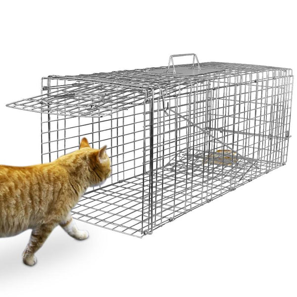 Medium Size Humane Trap Cage Catch Release Live Animal Rodent Cage Collapsible