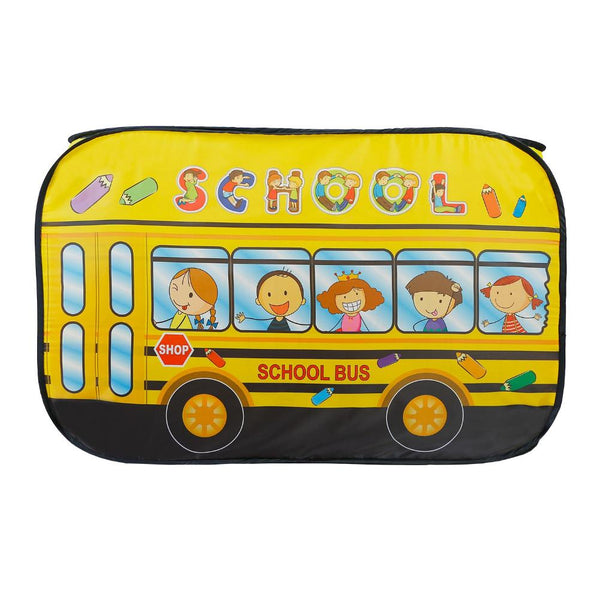 School Bus Kids Play Tent Foldable Pop Up Tent Children Baby Play House
