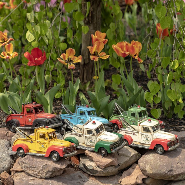 Vintage Iron Tow Trucks Rustic Americana Display Pieces