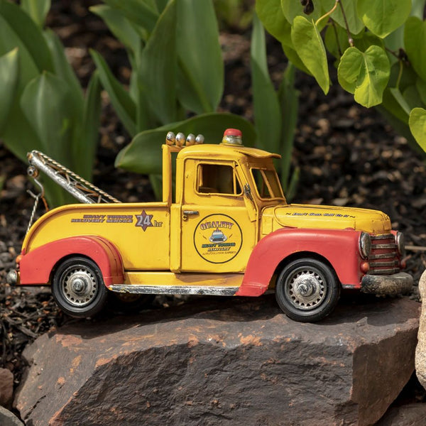 Vintage Iron Tow Trucks Rustic Americana Display Pieces