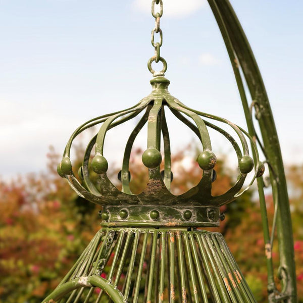 89" Tall One-Person Hanging Metal Egg Chair Hammock with Stand