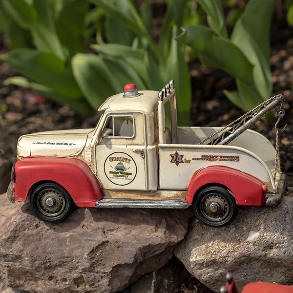 Vintage Iron Tow Trucks Rustic Americana Display Pieces