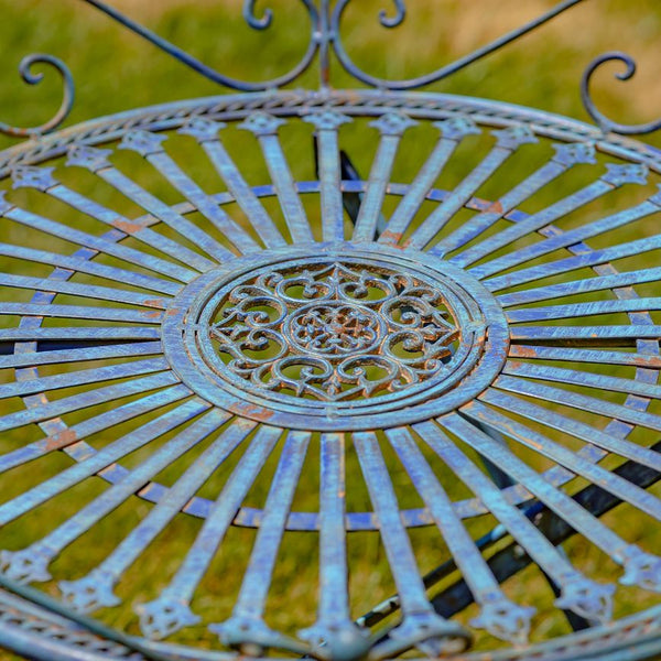 Folding Iron Garden Table Victorian-Style "Stephania"