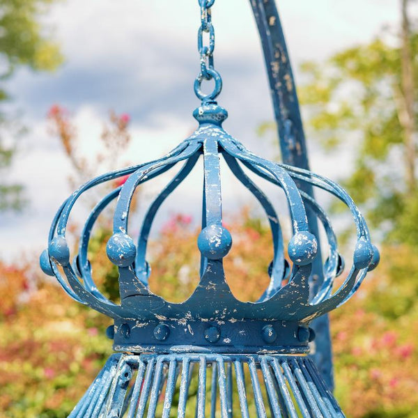 89" Tall One-Person Hanging Metal Egg Chair Hammock with Stand