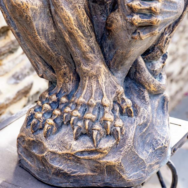 Set of 2 Magnesium Gargoyle Statues "Misha & Dima"