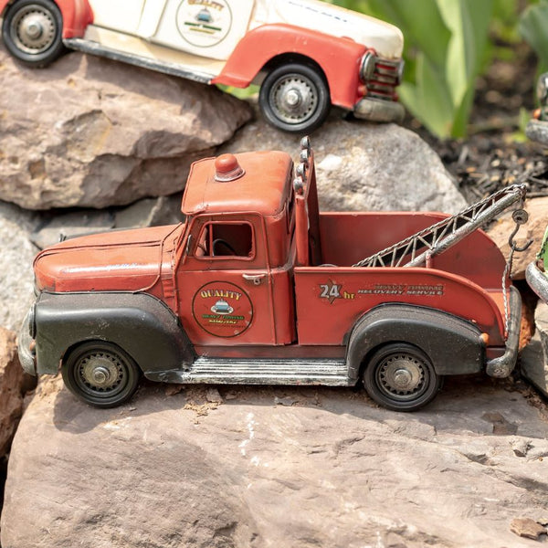 Vintage Iron Tow Trucks Rustic Americana Display Pieces