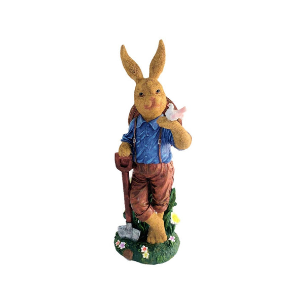 Rabbit Garden Statues 25" Tall Magnesium