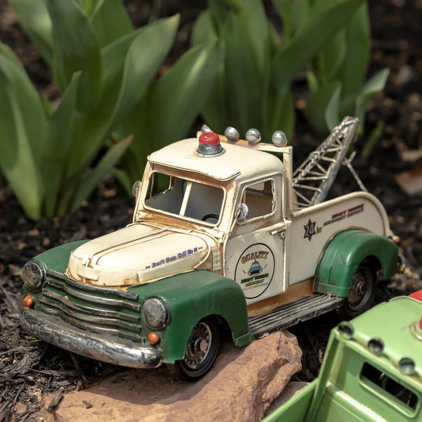 Vintage Iron Tow Trucks Rustic Americana Display Pieces