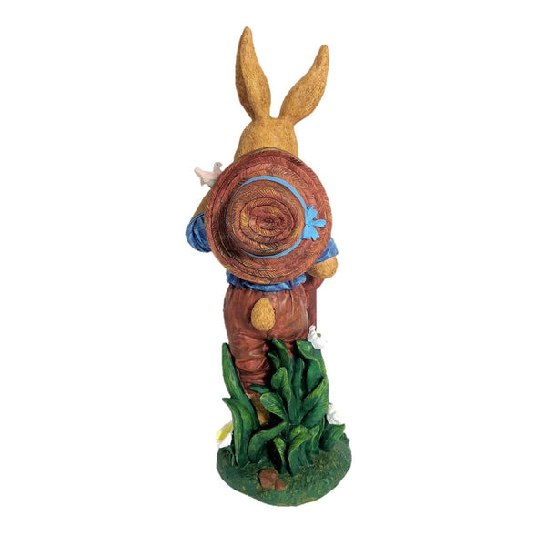 Rabbit Garden Statues 25" Tall Magnesium