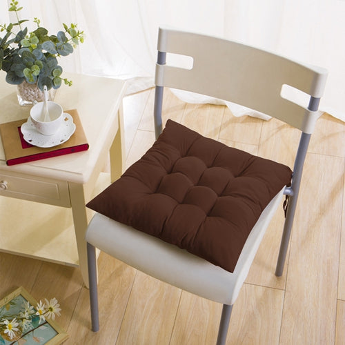 4 Pack Square Chair Replacement Cushion Pads Pillow Soft Tie On Sitting Mats
