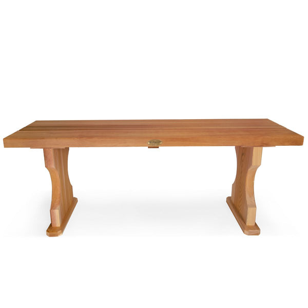 Backless Patio Bench, 4-ft