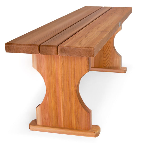 Backless Patio Bench, 4-ft