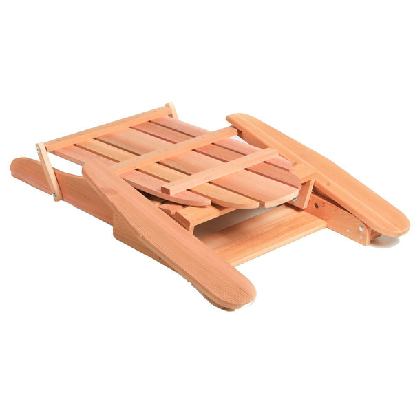 Folding Andy Chair Aidirondack Style Red Cedar Wood