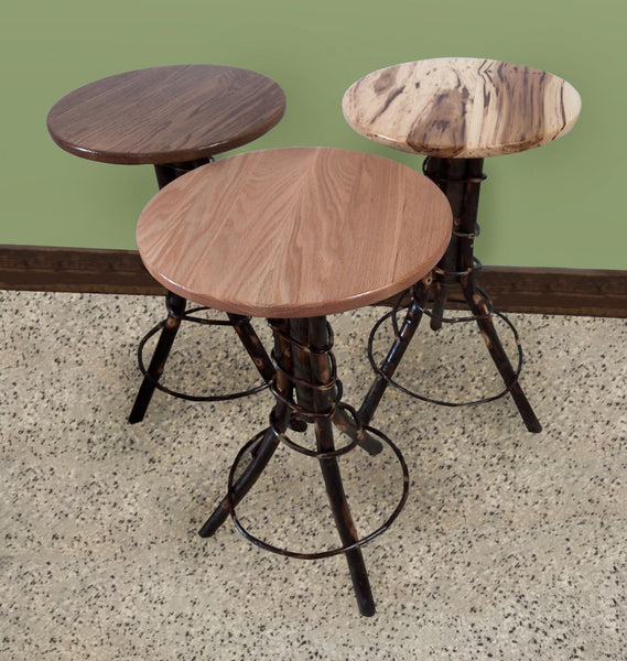 Hickory Accent Round Top Table