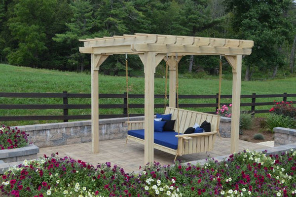 Bradford Pergola with Swing Hangers