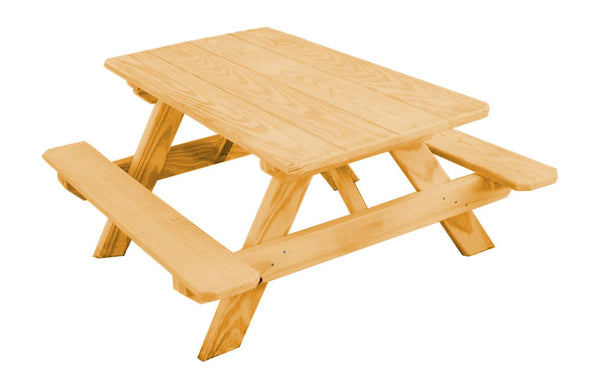 Kids Table in Pine Wood
