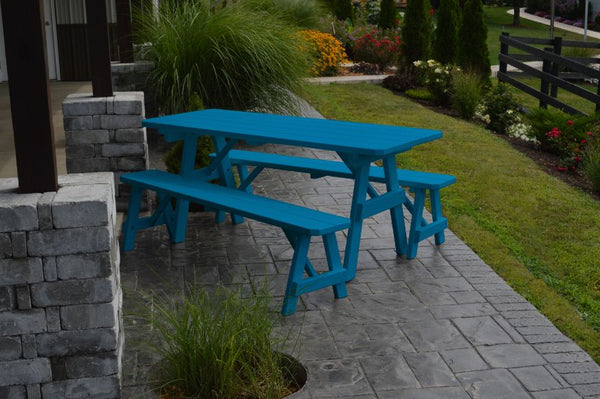 Traditional Table w/ 2 Benches Stained or Painted