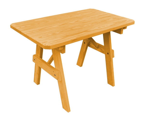 Traditional Table in Yellow Pine