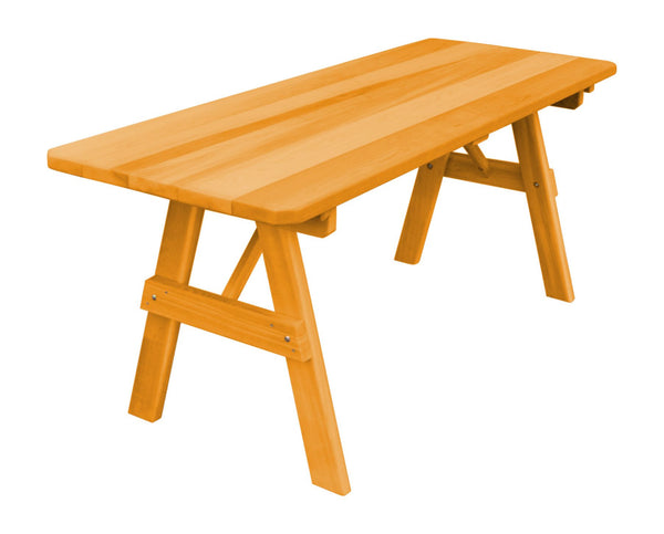 Traditional Table in Cedar