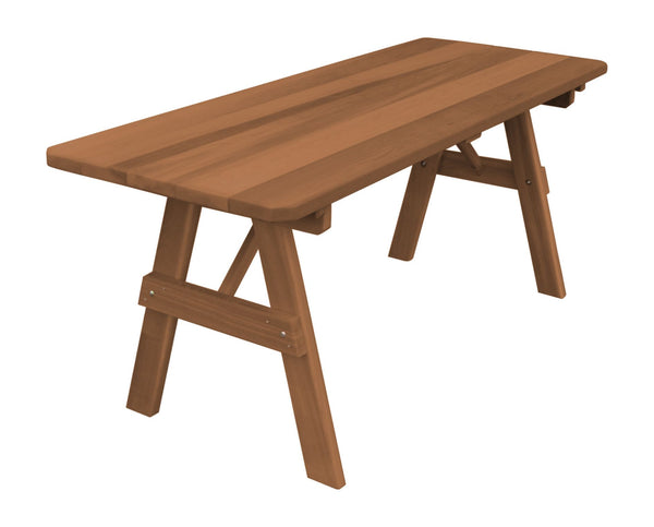 Traditional Table in Cedar