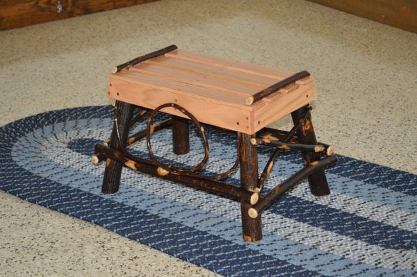 Hickory Foot Stool