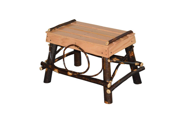 Hickory Foot Stool