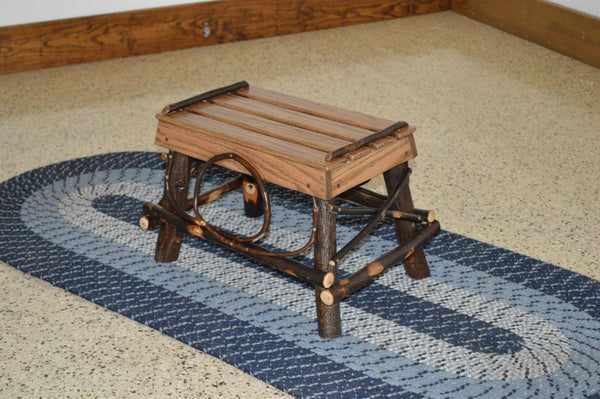 Hickory Foot Stool