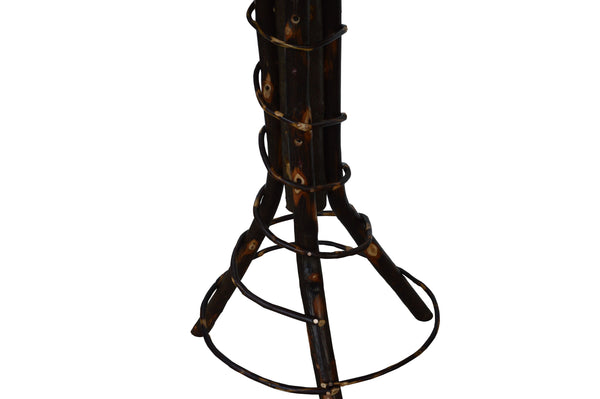Hickory Accent Round Top Table
