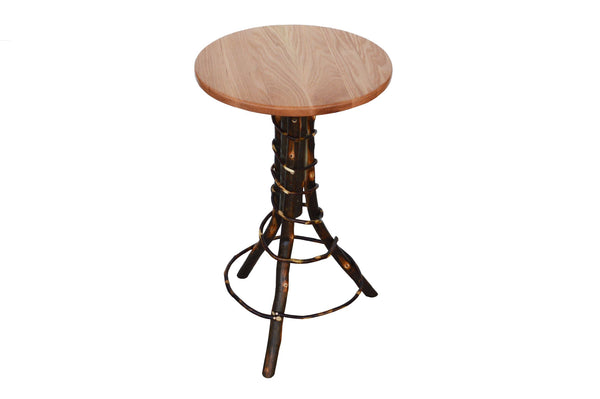 Hickory Accent Round Top Table