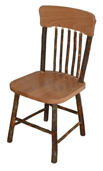 Hickory Panel Back Dining Chair