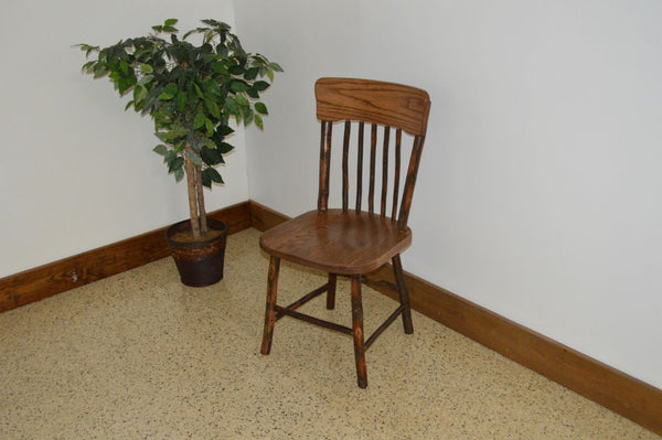 Hickory Panel Back Dining Chair