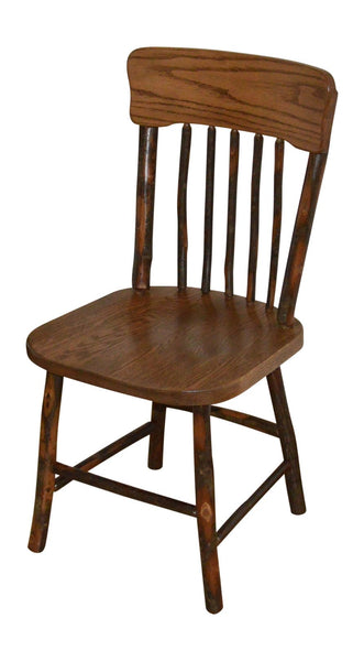 Hickory Panel Back Dining Chair