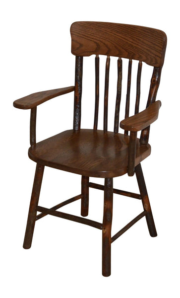 Hickory Panel Back Dining Chair