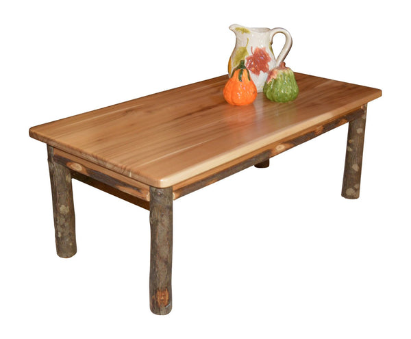 Hickory Solid Wood Coffee Table - Rustic Hickory