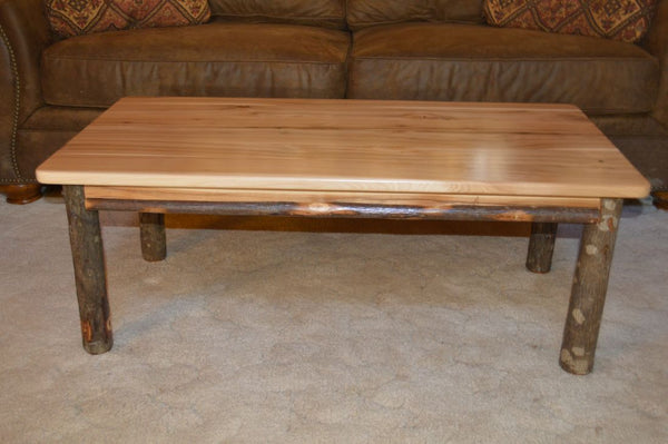Hickory Solid Wood Coffee Table - Rustic Hickory