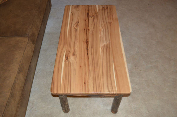 Hickory Solid Wood Coffee Table - Rustic Hickory