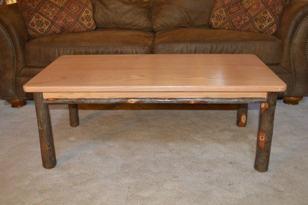 Hickory Solid Wood Coffee Table - Rustic Hickory