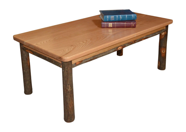 Hickory Solid Wood Coffee Table - Rustic Hickory