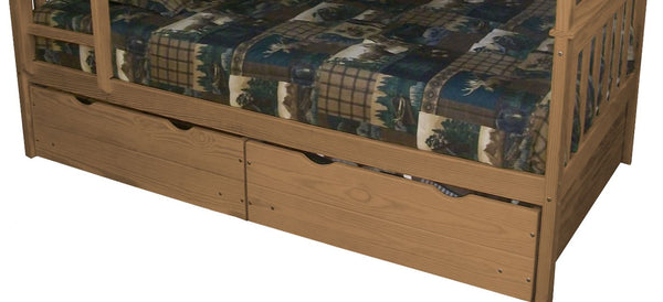 Under Bed Pull-Out Drawers Accessory 2 Piece Twin/Full