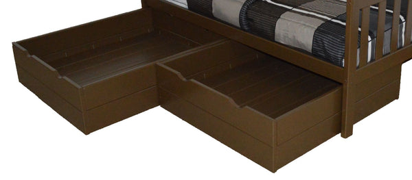 Under Bed Pull-Out Drawers Accessory 2 Piece Twin/Full