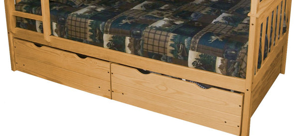 Under Bed Pull-Out Drawers Accessory 2 Piece Twin/Full
