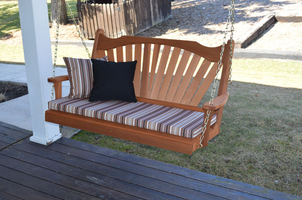 Fanback Swing in Cedar