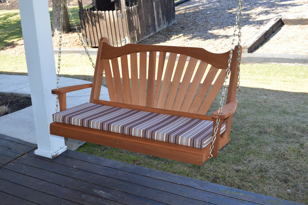 Fanback Swing in Cedar