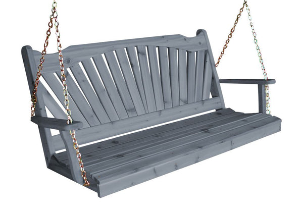 Fanback Swing in Cedar