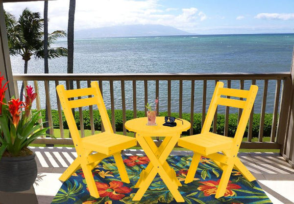 Coronado Folding Bistro Set (Round or Square)