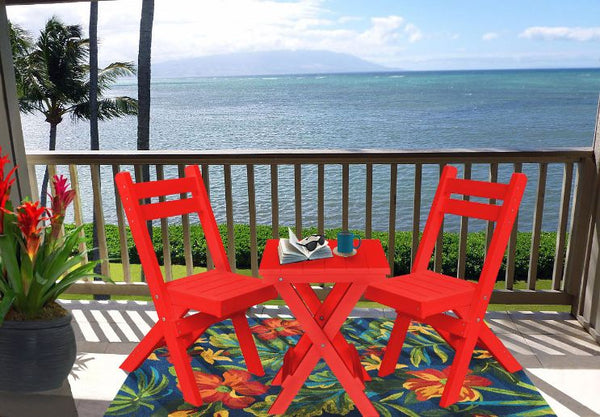 Coronado Folding Bistro Set (Round or Square)