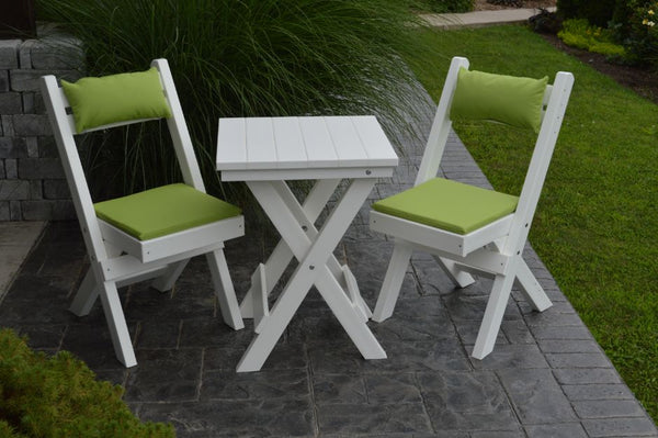 Coronado Folding Bistro Set (Round or Square)